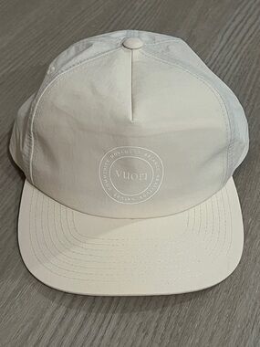 Vuori Off-White Logo Cap